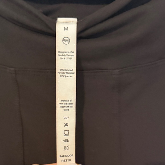 These Three Butter Soft High Waist Flare Leggings w front slits - Espresso - Picture 7 of 7